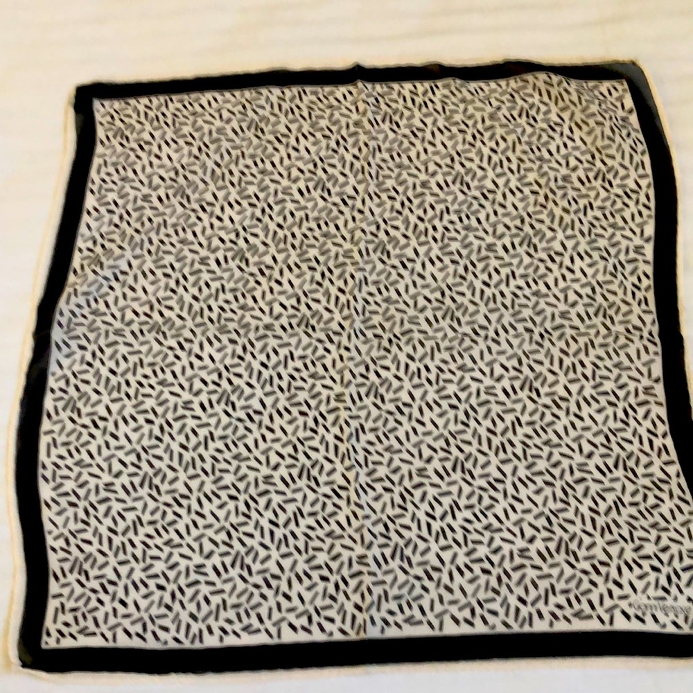 Gianni Versace silk pocket square.